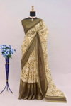DF150 Premam Soft Linen Shibori Printed Sarees Wholesale Shop In surat